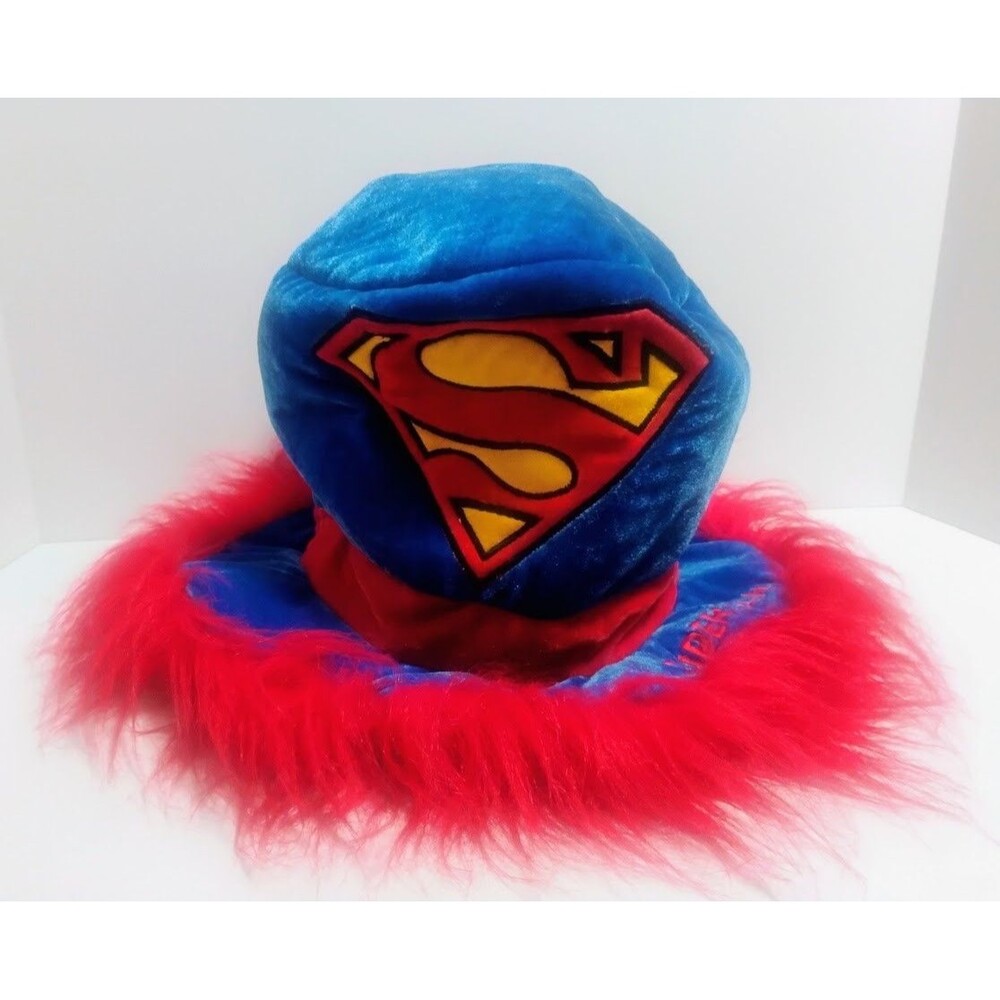 SIX FLAGS SUPERMAN NOVELTY PLUSH COSTUME TOP HAT